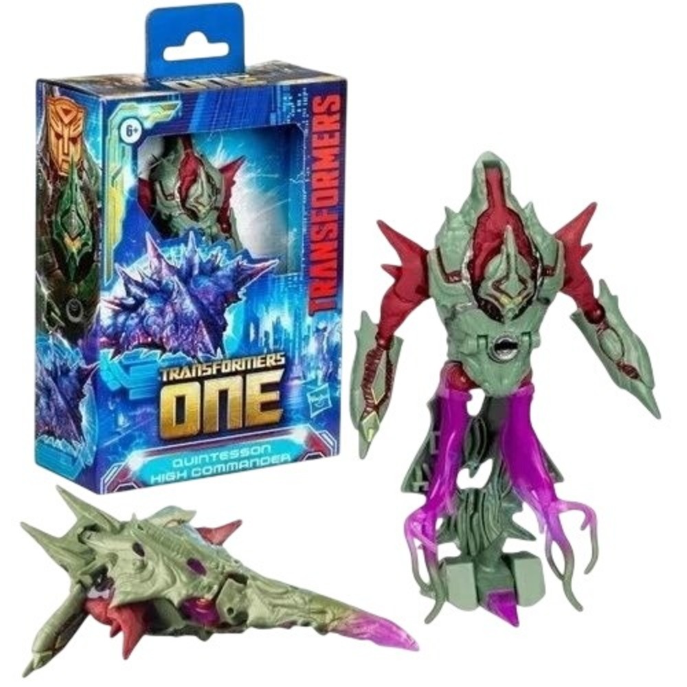 Hasbro Transformers One Quintesson High Commander Kids Toy Green New F9493